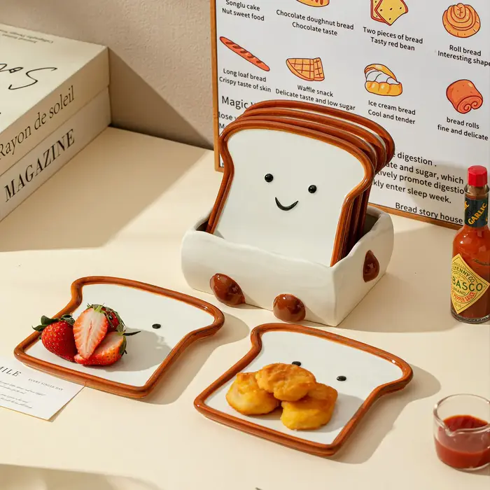 Ensemble de plats décoratifs en céramique pour sauce