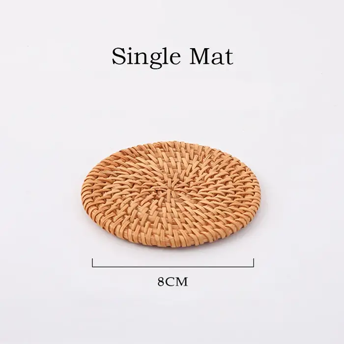 Ensemble de tapis en rotin Cowijk pour la cérémonie du thé
