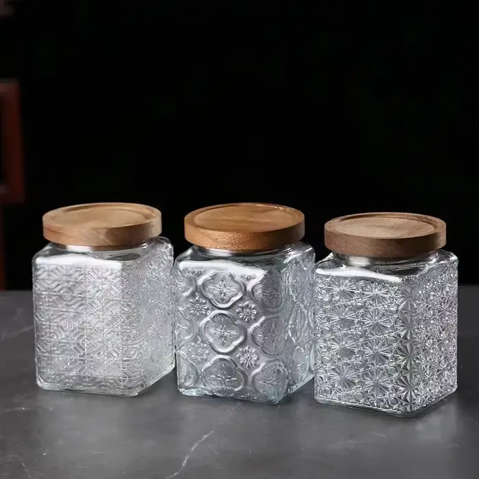 Boîtes en verre hermétiques pour le stockage des aliments