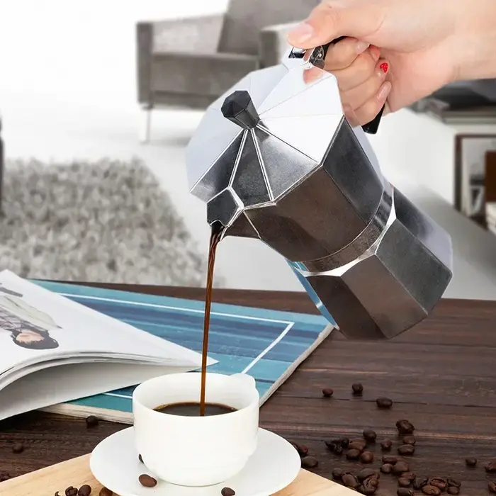 Cafetière italienne Moka en aluminium