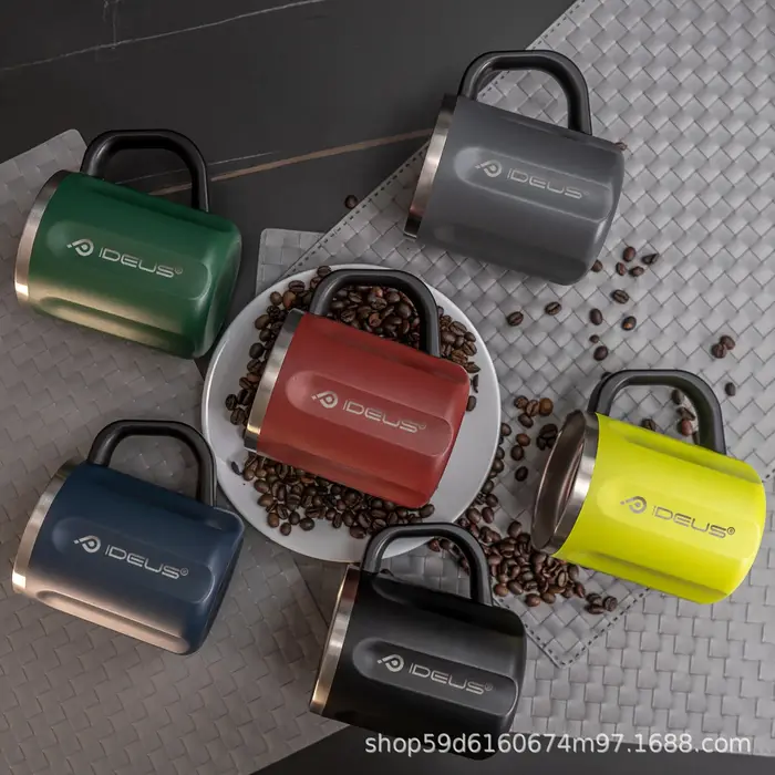 Ideus 304 tasse à café isolée en acier inoxydable
