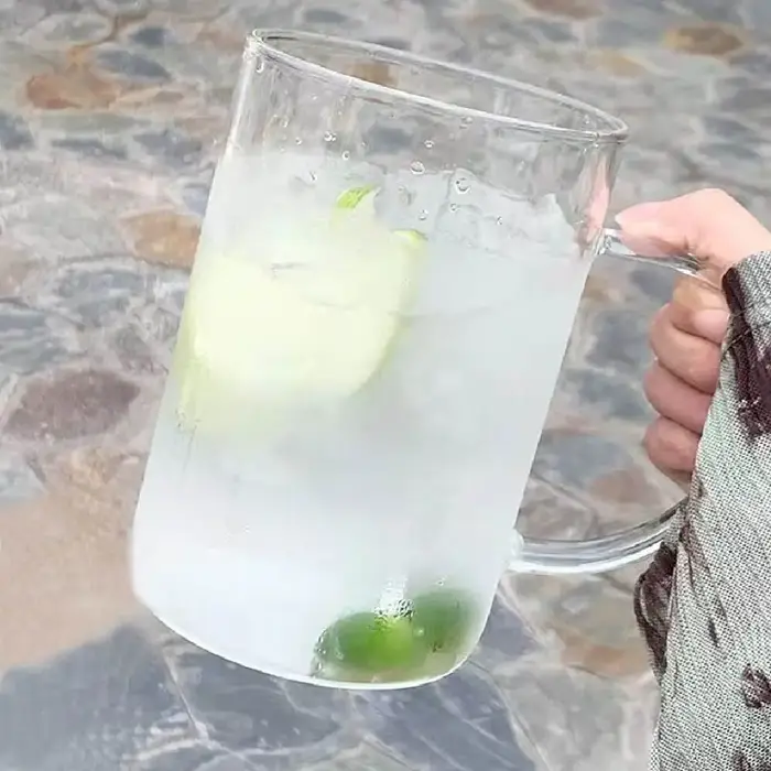 Verre de grande capacité de 32 Oz avec couvercle et paille