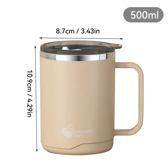 Mug à café thermique avec poignée