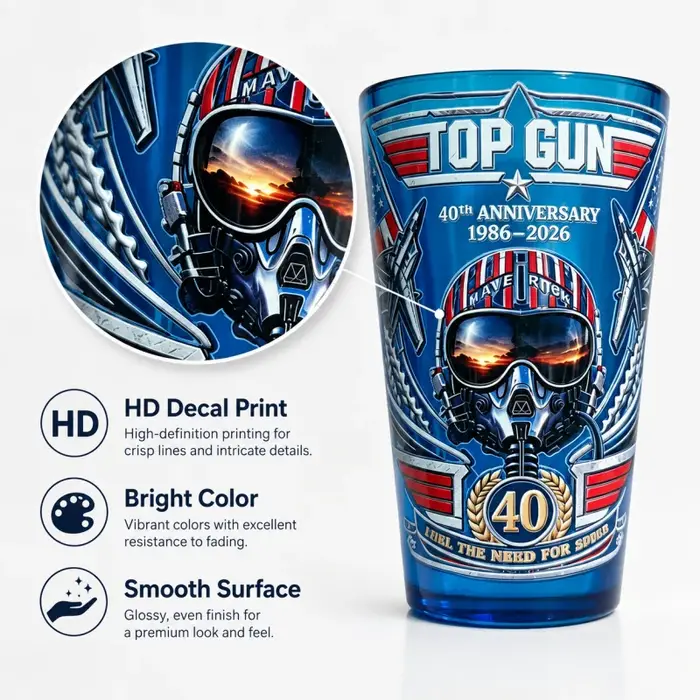 Verre à bière Top Gun 40e anniversaire 1986-2026