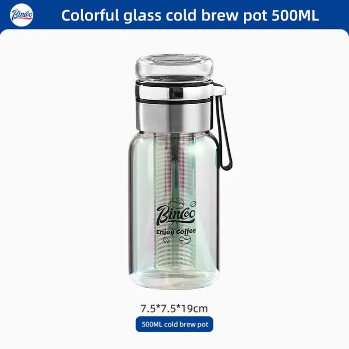Cafetière glacée à infusion froide 800mL, infuseur à thé, pichet hermétique à infusion froide, acces