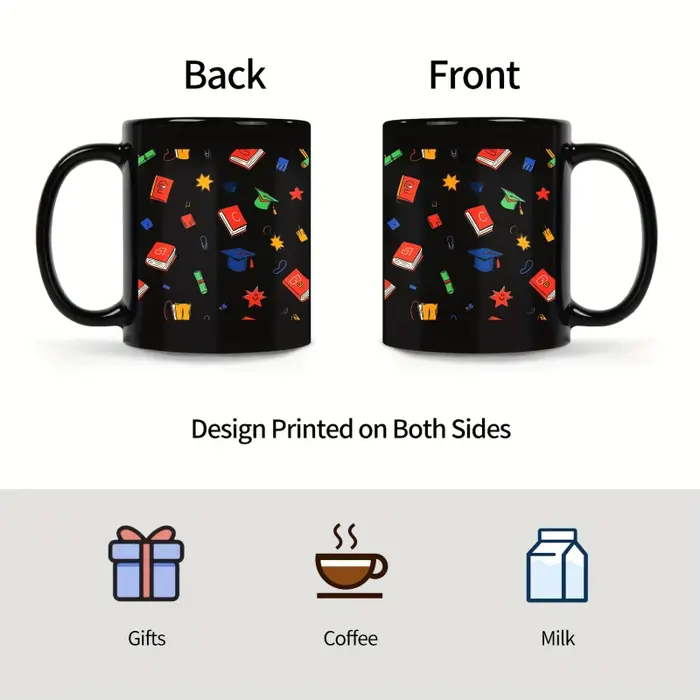 Tasse en céramique noire