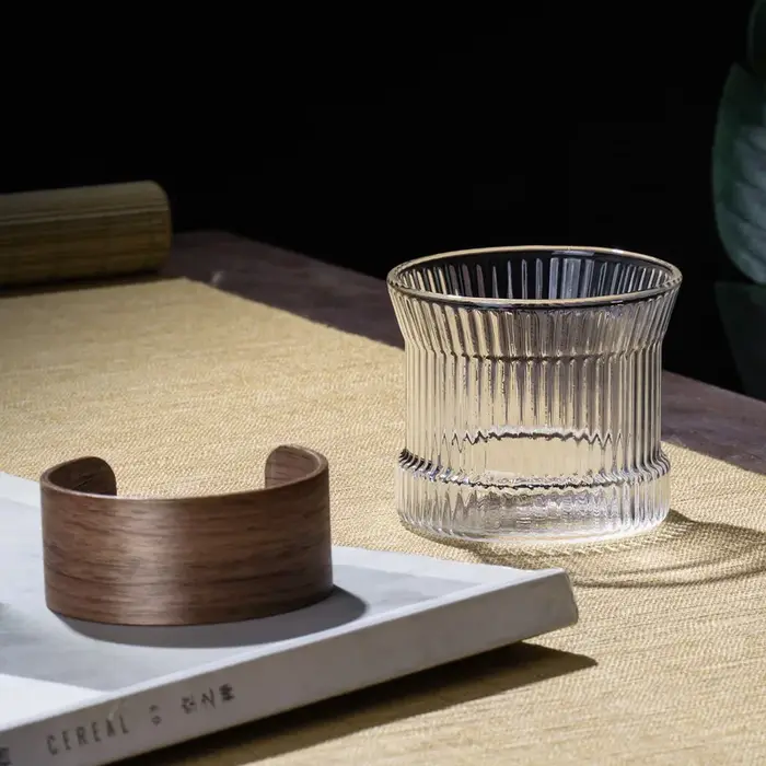 Mug à café en verre de style japonais