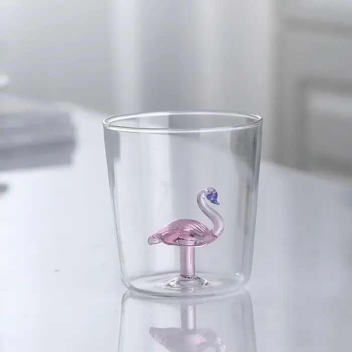 Tasse à café en relief d'animaux mignons