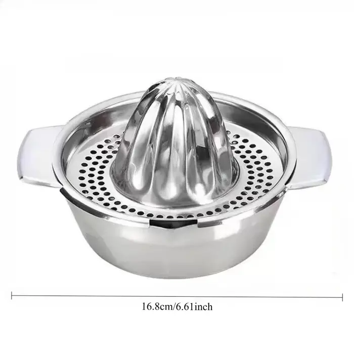 Presse-agrumes manuel en acier inoxydable, presse robuste de 43.96oz pour Oranges/citrons/grenades,