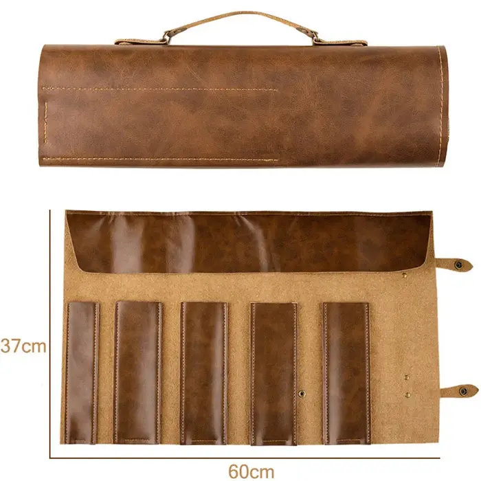 Sac à couteaux de chef en cuir