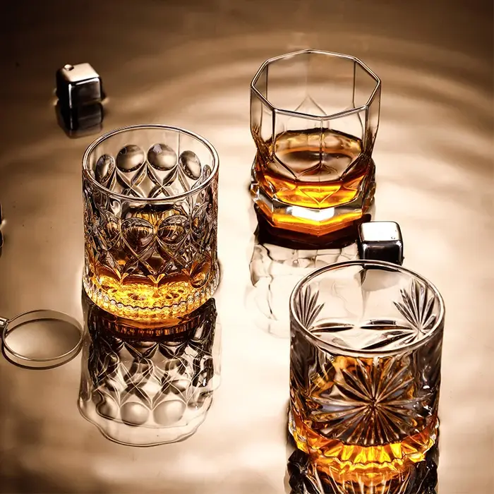 Verres à whisky, verre à whisky gravé