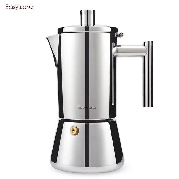 Easyworkz Diego cuisinière Machine à expresso en acier inoxydable