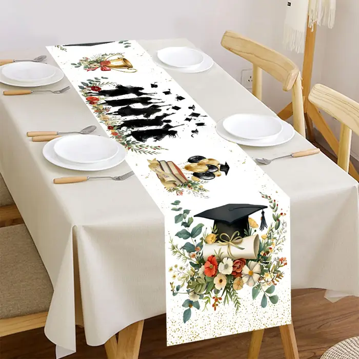 Chemin de table et nappe de table pour la promotion 2026