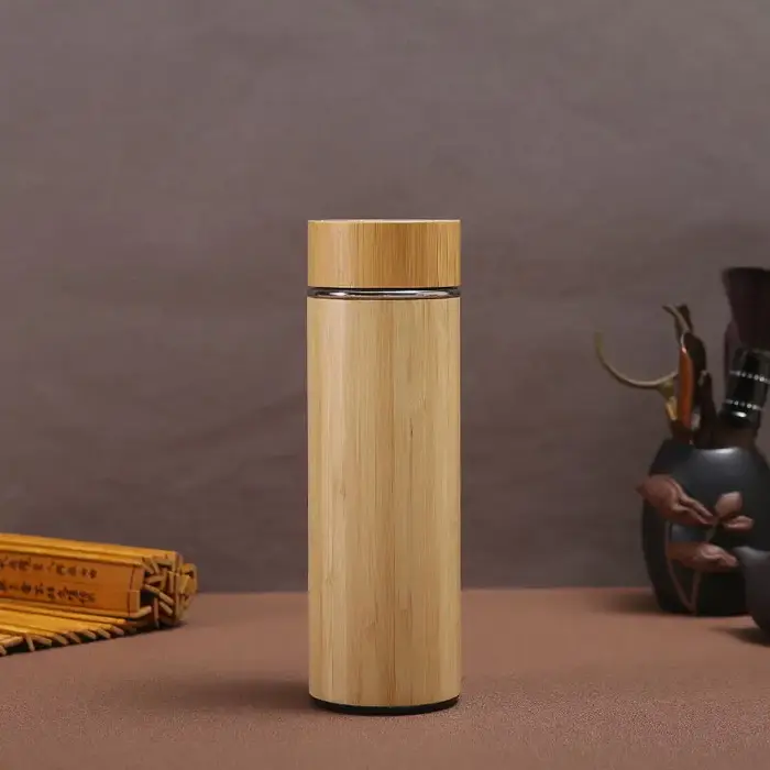 Thermos en bambou personnalisé