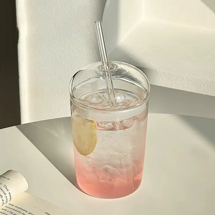 Gobelet en verre borosilicate de haute qualité