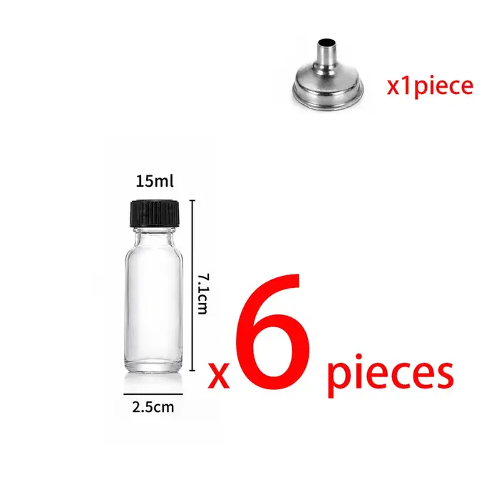 Bouteilles en verre modernes avec couvercles
