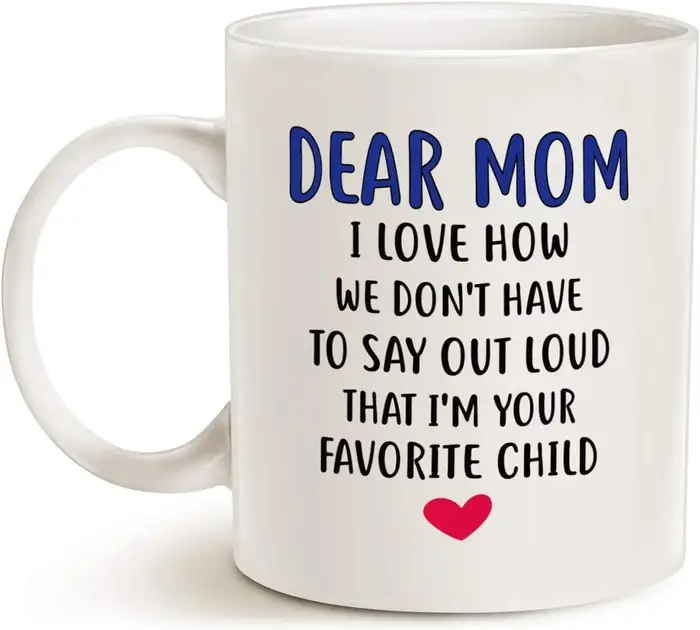 Cadeaux de fête des mères Tasse à café drôle pour maman
