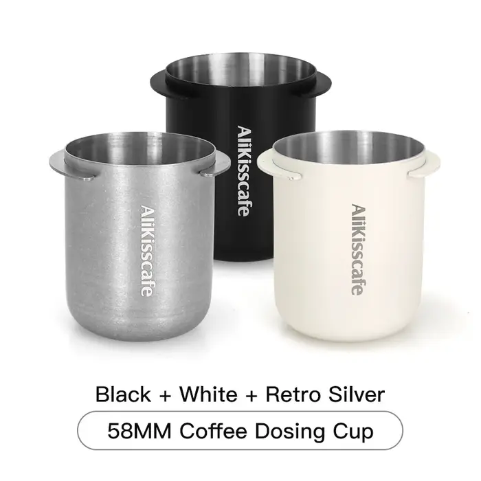 Accessoires à café en acier inoxydable 58 mm pour barista
