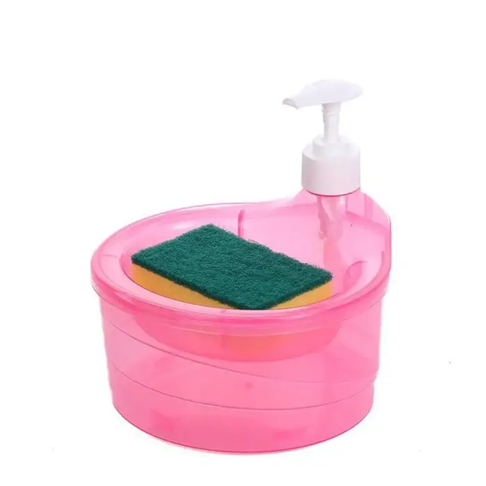 Distributeur de liquide de vaisselle de cuisine créatif autonettoyant