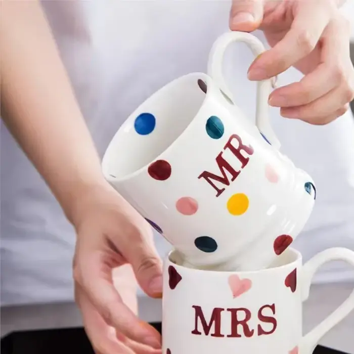 Tasse à café créative Mr Mrs