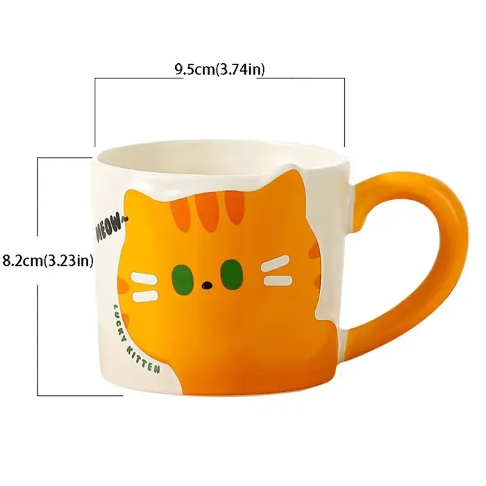 Tasse à café motif chat