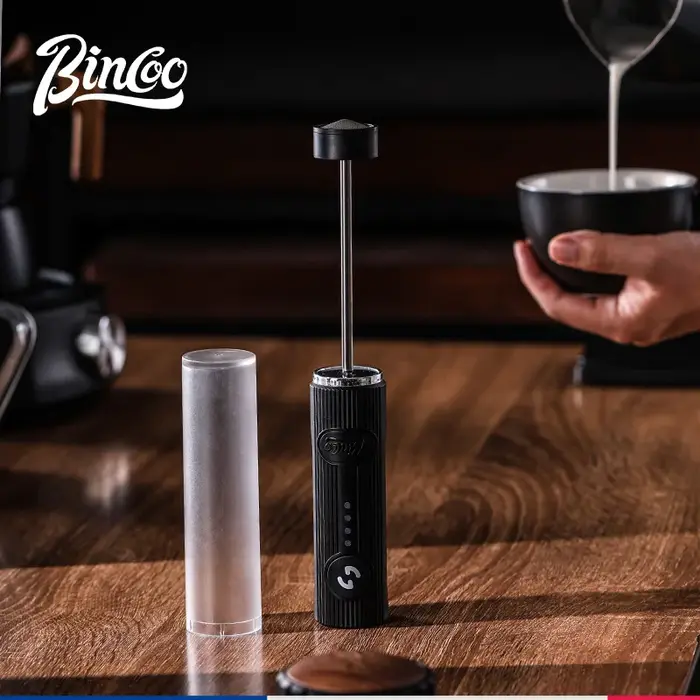 Nouveau mousseur à café Bincoo rechargeable