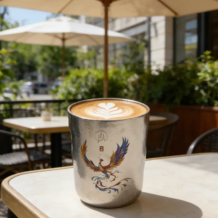 Tasses en titane, tasse à café à double paroi
