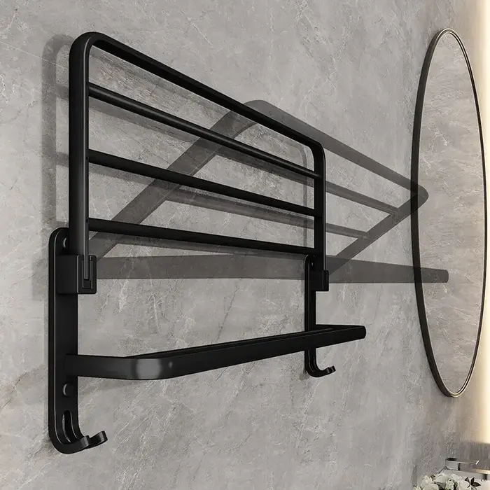 Support se pliant du noir mat 50CM