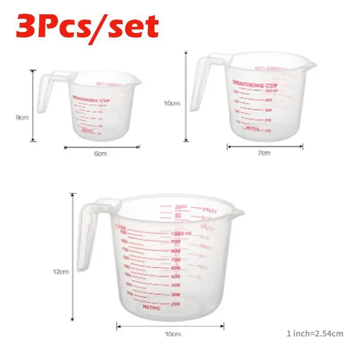 Tasses à mesurer pour liquide de cuisson