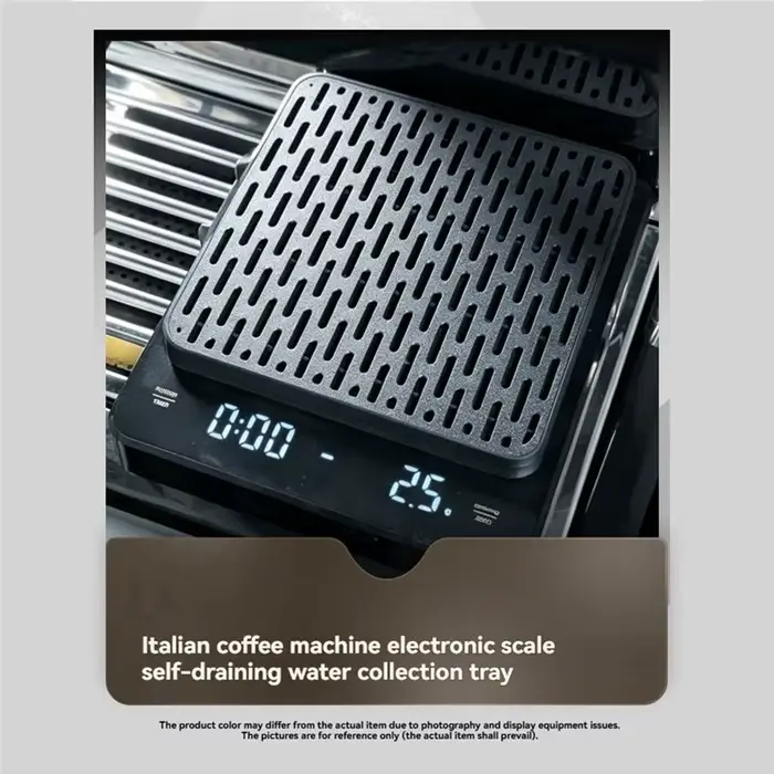 Plateau de récupération A69edrip pour machine à expresso avec fonction d'auto-vidange – Outil de mesure de café de style italien pour la cuisine domestique