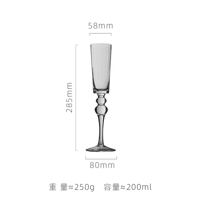 Verre à pieds hauts de couleur unie, verre à vin Transparent, tasse à vin à bulles, verres à vin rou
