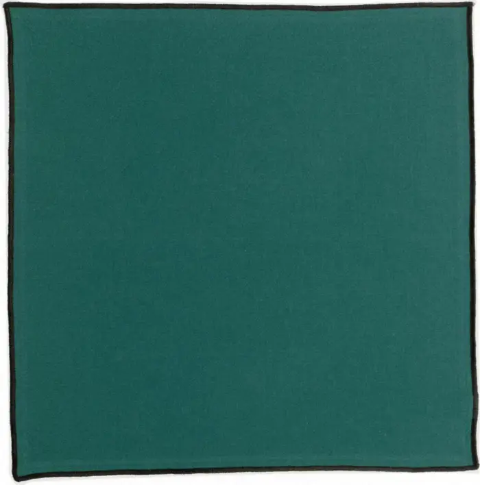Serviette de table recycle Grace Paon 40 x 40