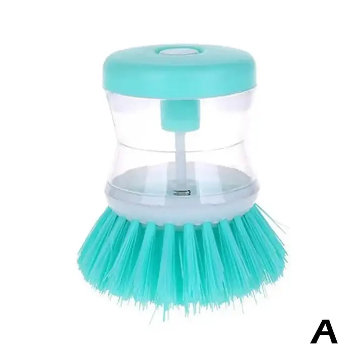 Pot de lavage de cuisine, brosse à vaisselle, ustensiles de lavage d'astronaute avec distributeur au