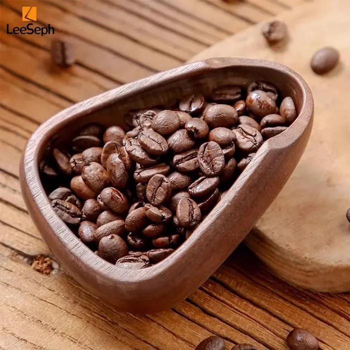 Leeseph – tasse doseuse multifonctionnelle en bois pour grains de café et flacon pulvérisateur léger