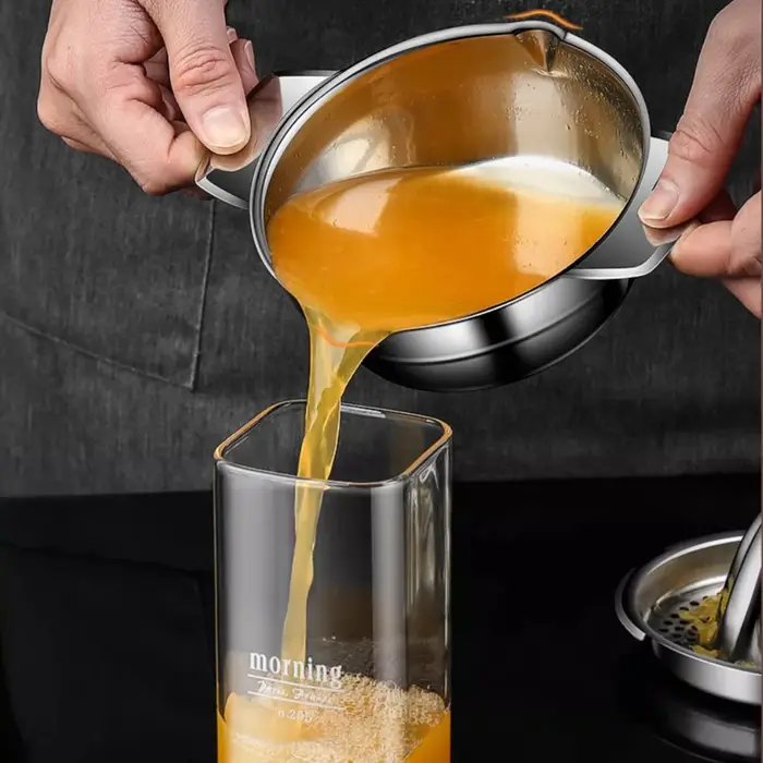 Presse-agrumes manuel en acier inoxydable pour citron et orange