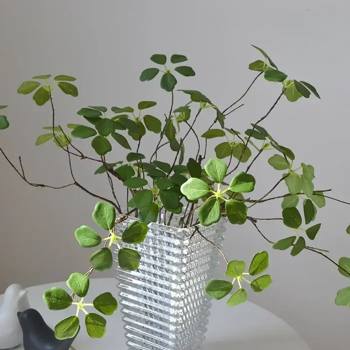 Plante artificielle de feuille de Lotus Guanyin