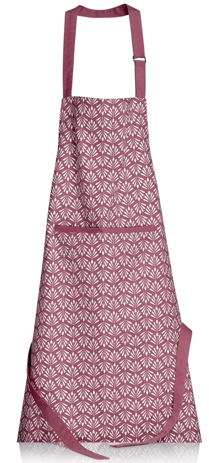 Tablier de cuisine enduit Pompei Orchide 72 x 85
