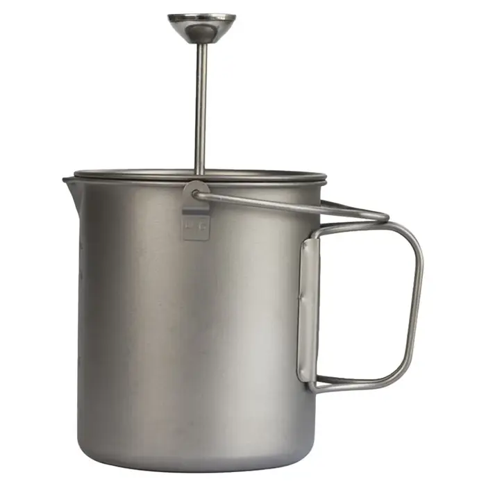 750Ml tasse à café en titane pur