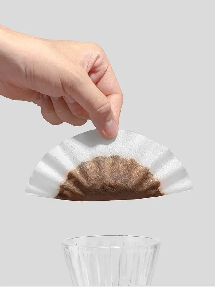 TIMEMORE 1-2 tasses panier café papier filtre verser sur papiers filtrants 50 feuilles; convient au goutteur