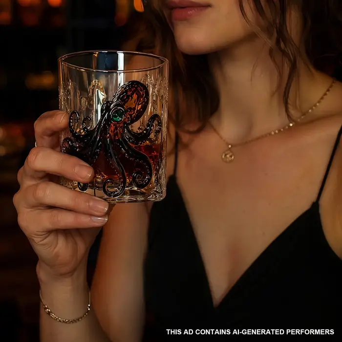 Verres décoratifs Deep Sea – Cadeau pour Homme, Papa, Frère – Tasses à Cocktail et Verres à Eau pour Scotch, Bourbon, Cocktails et Boissons