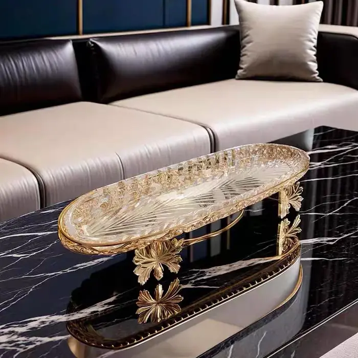 Verrerie rectangulaire en cristal pour la maison et le restaurant