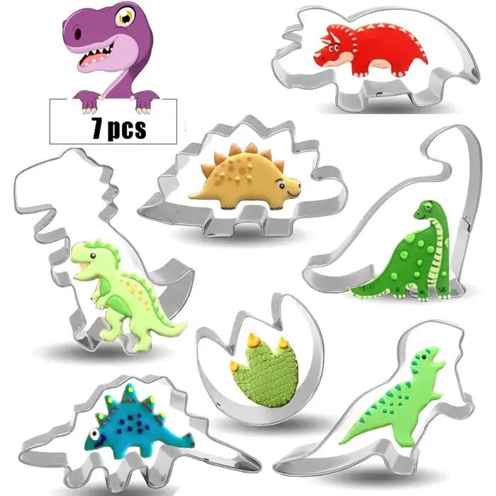 Emporte-pièce dinosaure Dino en acier inoxydable