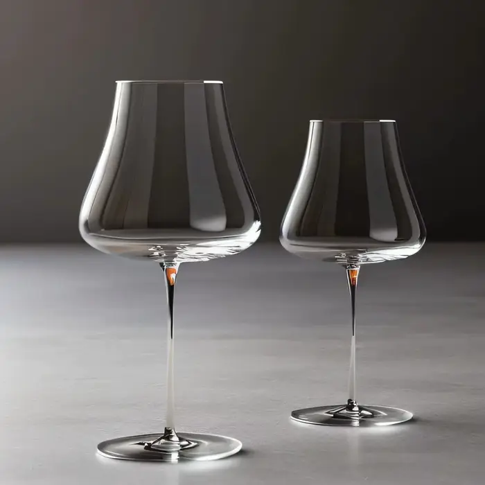 Verres à vin en verre de cristal de grande capacité