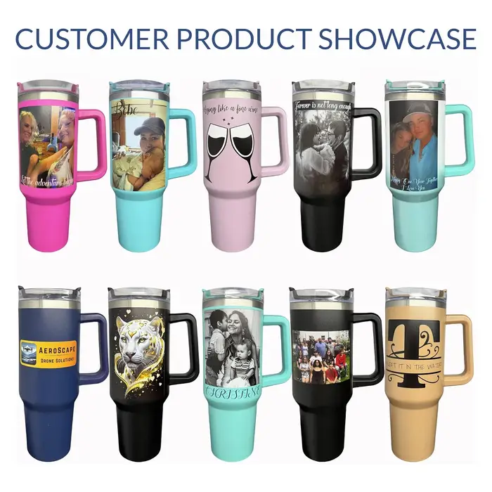 Tasse thermos personnalisée de 40oz