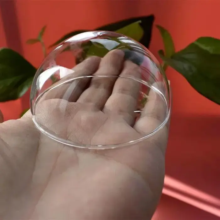 Couvercle en verre demi-rond pour hémisphère, Script transparent, globe en verre, bulle, bricolage,