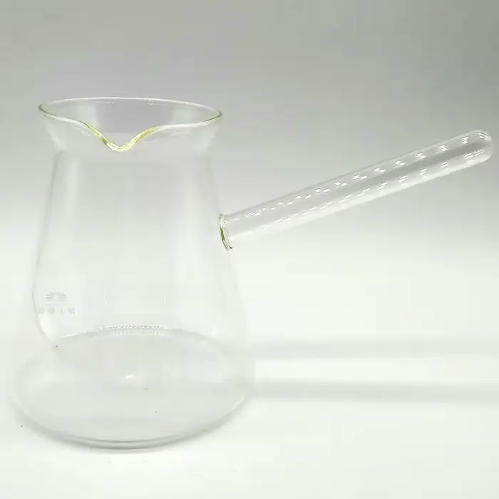 Cafetière en verre résistante à la chaleur, pichet à thé, pichet à beurre, bouilloire, poignée de ch