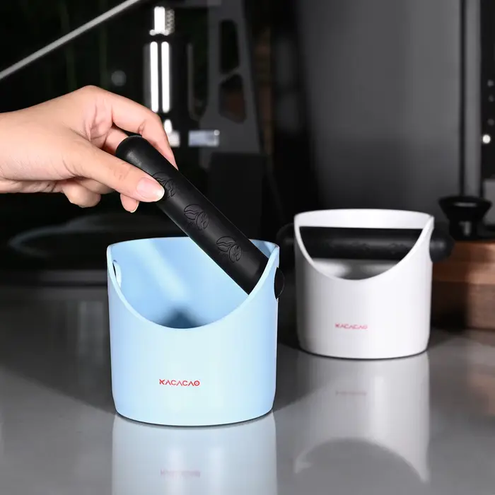 Boîte à déchets de café KACACAO antidérapante et antichoc pour barista