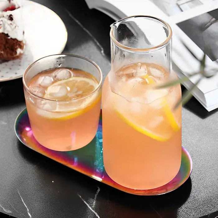 Ensemble de bouteilles d'eau en verre 550ML/600ML