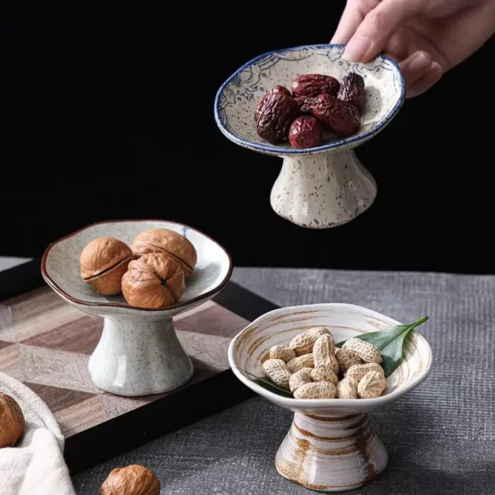 Nouvelle assiette haute pour dessert chinois