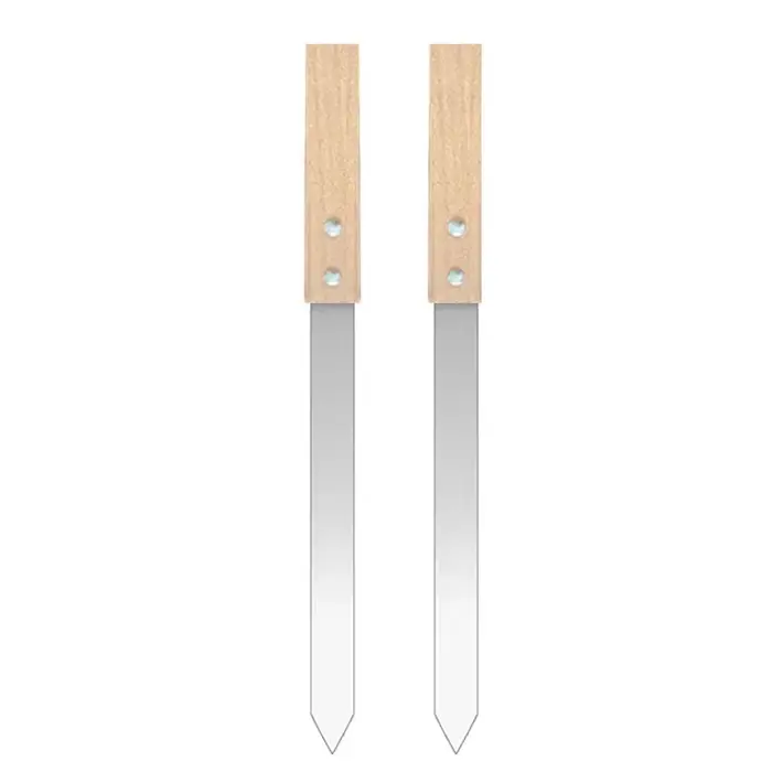 Brochettes de Kebab plates en acier inoxydable